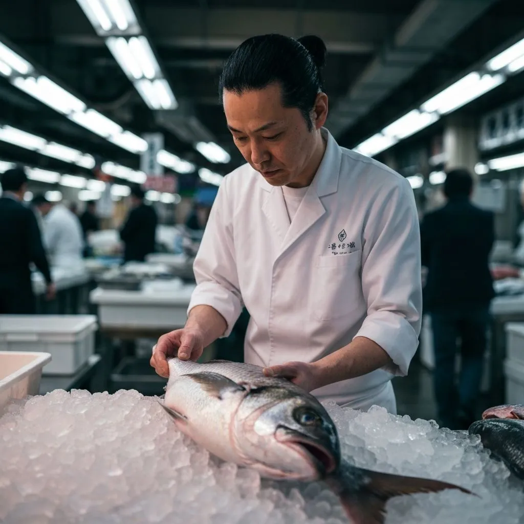 毎朝、築地から