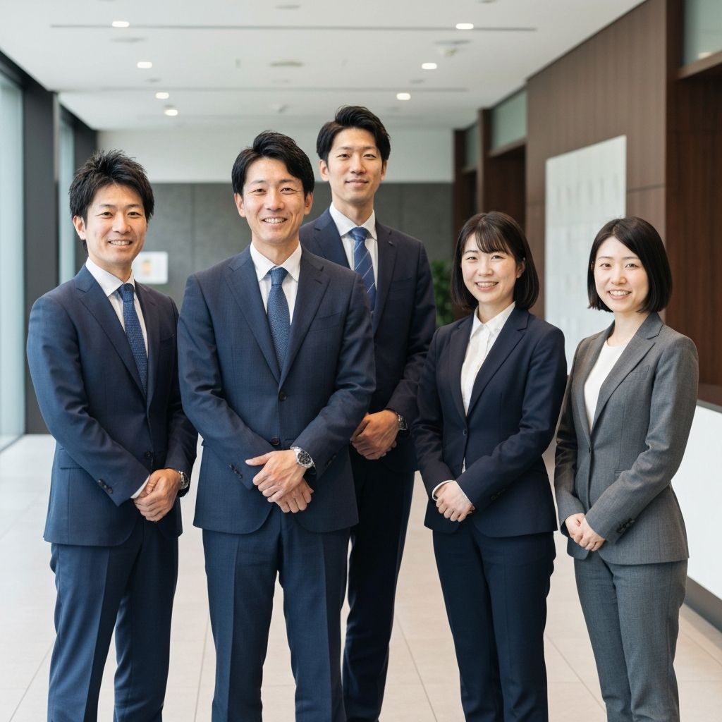 日本のプロフェッショナルチームの握手